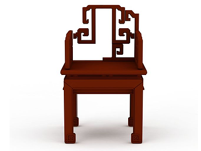 3d<font class='myIsRed'>红木椅子</font>模型