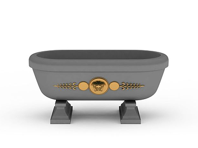 3d欧式浴缸免费模型