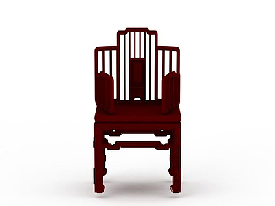 3d红木椅子免费模型