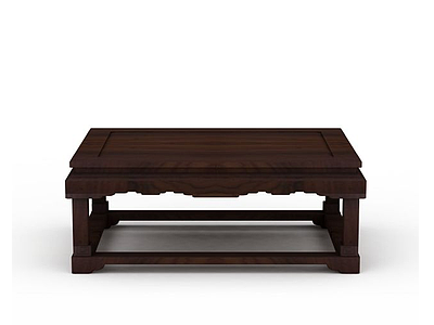 木质桌子模型3d模型
