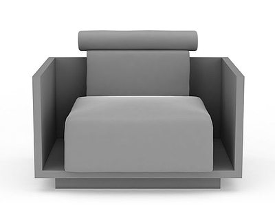 简约沙发模型3d模型