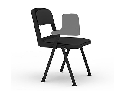 3d带写字台椅子模型
