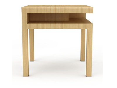 3d木质桌子免费模型