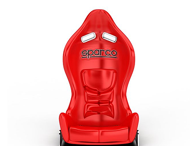 sparco赛车座椅模型3d模型