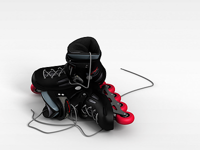 3d旱冰鞋模型