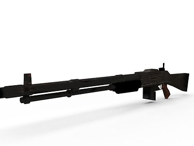 半自动步枪模型3d模型
