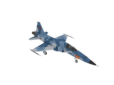 歼-8II战斗机模型3d模型