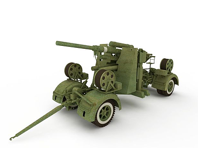 3d88毫米高射炮模型