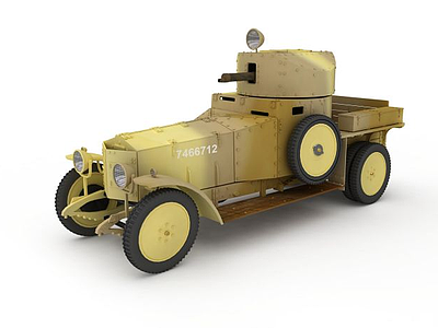 军用装甲车模型3d模型