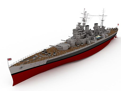 3dKGEORGE军舰模型