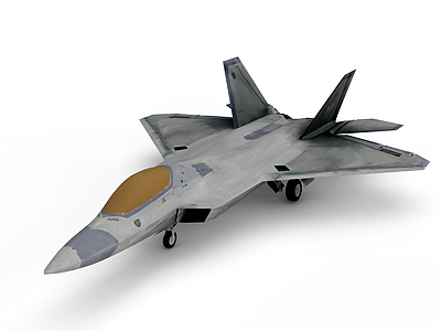 F-22猛禽隐身战斗机模型3d模型