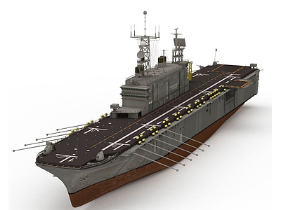TARAWA航空母舰模型3d模型