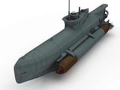 3dSEEHUND潜艇模型