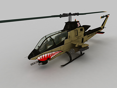 AH11战斗机模型3d模型
