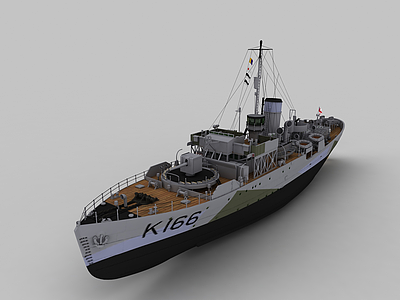 SBERRY军舰模型3d模型