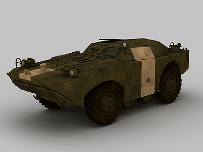 3d防爆装甲车模型