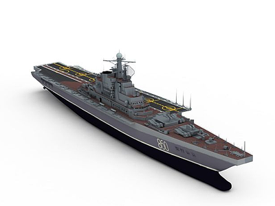 Kiev航空母舰模型3d模型