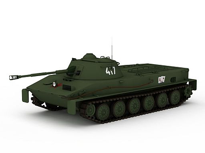 3d苏联BT-SV轻型坦克模型