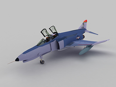 3dPhantomF4E战斗机模型