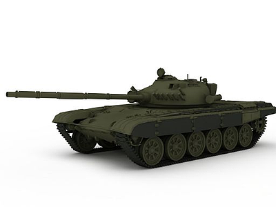 苏联T-44中型坦克模型3d模型