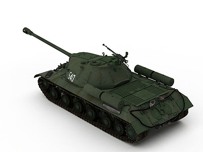 540重型坦克模型3d模型