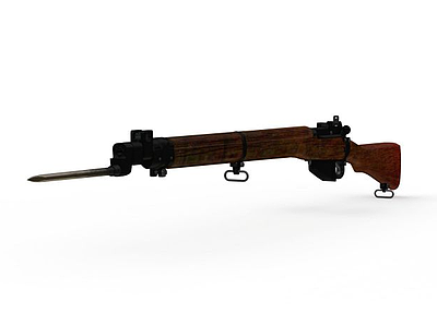 3d埃菲尔德式步枪模型