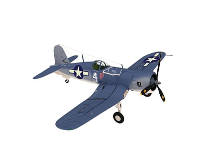 二战单翼飞机模型