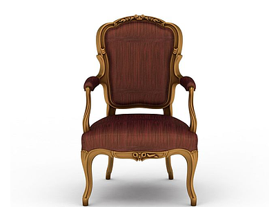 欧式古典椅子模型3d模型