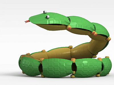 玩具蛇模型3d模型