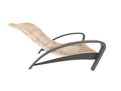 3d休闲藤椅模型