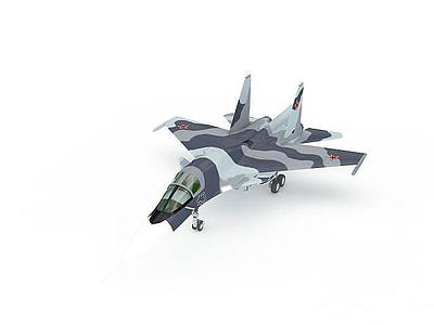 3dSukhoi战斗机模型