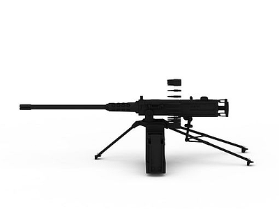 勃朗宁机枪模型3d模型