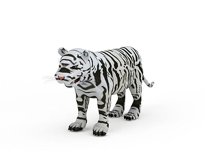 老虎装饰品模型3d模型