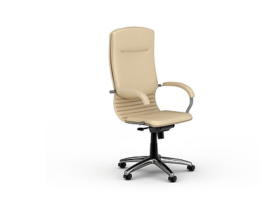 3d米色办公椅免费模型