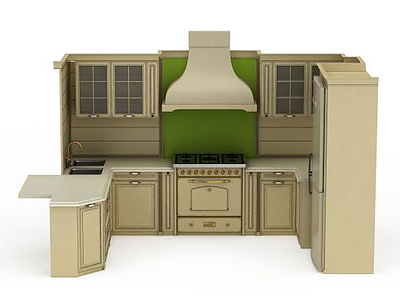 简约厨卫家具模型3d模型