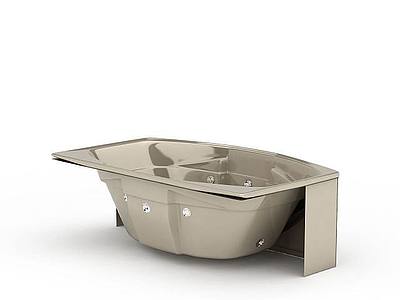 3d欧式卫生间浴缸免费模型