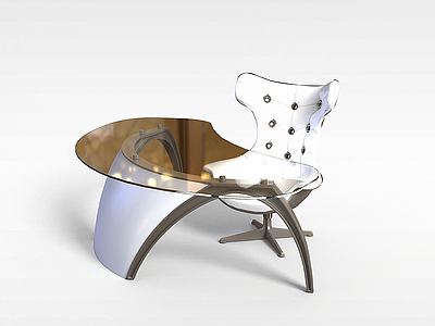 时尚个性桌椅模型3d模型