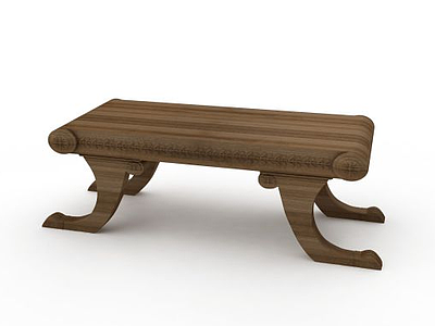 3d创意小长凳免费模型