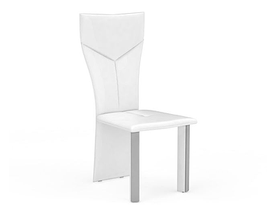 3d创新白色椅子免费模型
