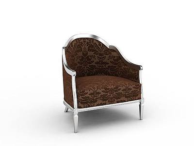欧式单人椅子模型3d模型