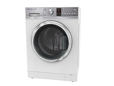 3d自动洗衣机模型
