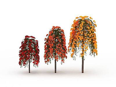 室外植物模型3d模型