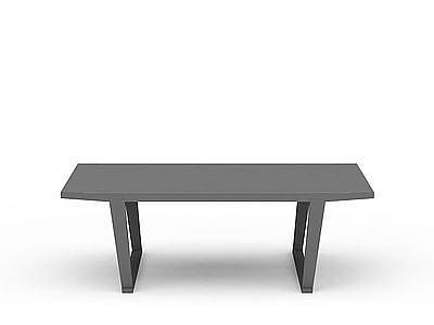 灰色桌子模型3d模型