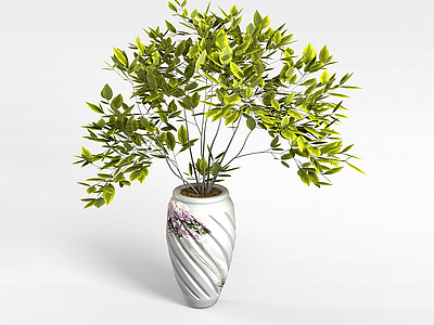 3d室内植物模型