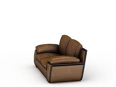 3d皮质沙发免费模型