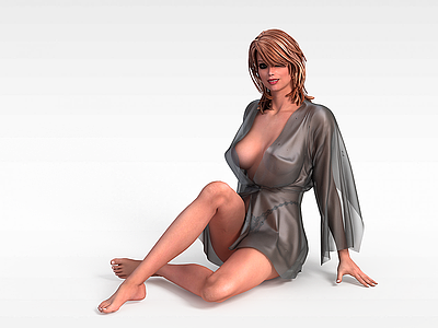 性感女人模型3d模型