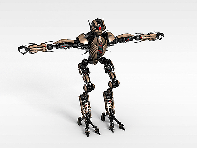 3d蚂蚁机器人模型