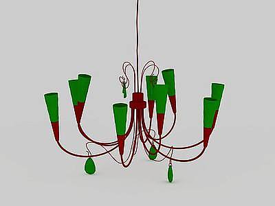 创意吊灯模型3d模型