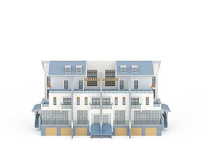 3d独栋别墅免费模型