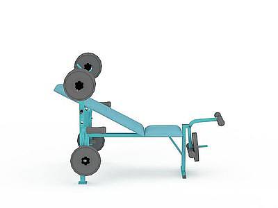 3d多功能健身器材免费模型